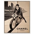 thumbnail image 1 of Chic Velocity Canvas Print Retro Fashion Decor by Art Remedy, Silver Frame, 24 x 30, 1 of 6