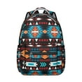 thumbnail image 1 of Chic Vintage Backpack - 17 Inch Laptop Sleeve & Multiple Compartments | Tribal Print Boho Daypack for Students, Professionals & Fashionable Commuters, 1 of 6