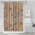 thumbnail image 1 of Chic Vintage Shower Curtain - Ethnic Mandala Pattern Waterproof Bathroom Drapes 72x72, Rustic Bohemian Decor with Reinforced Grommets & 12 Hooks, 1 of 5