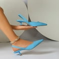 Chic Women's All-Season Slingback Kitten Heels | Lightweight Stiletto