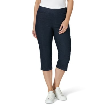 Chic Women's Classic Collection Easy-Fit Elastic Waist Pull-On Capri Pant