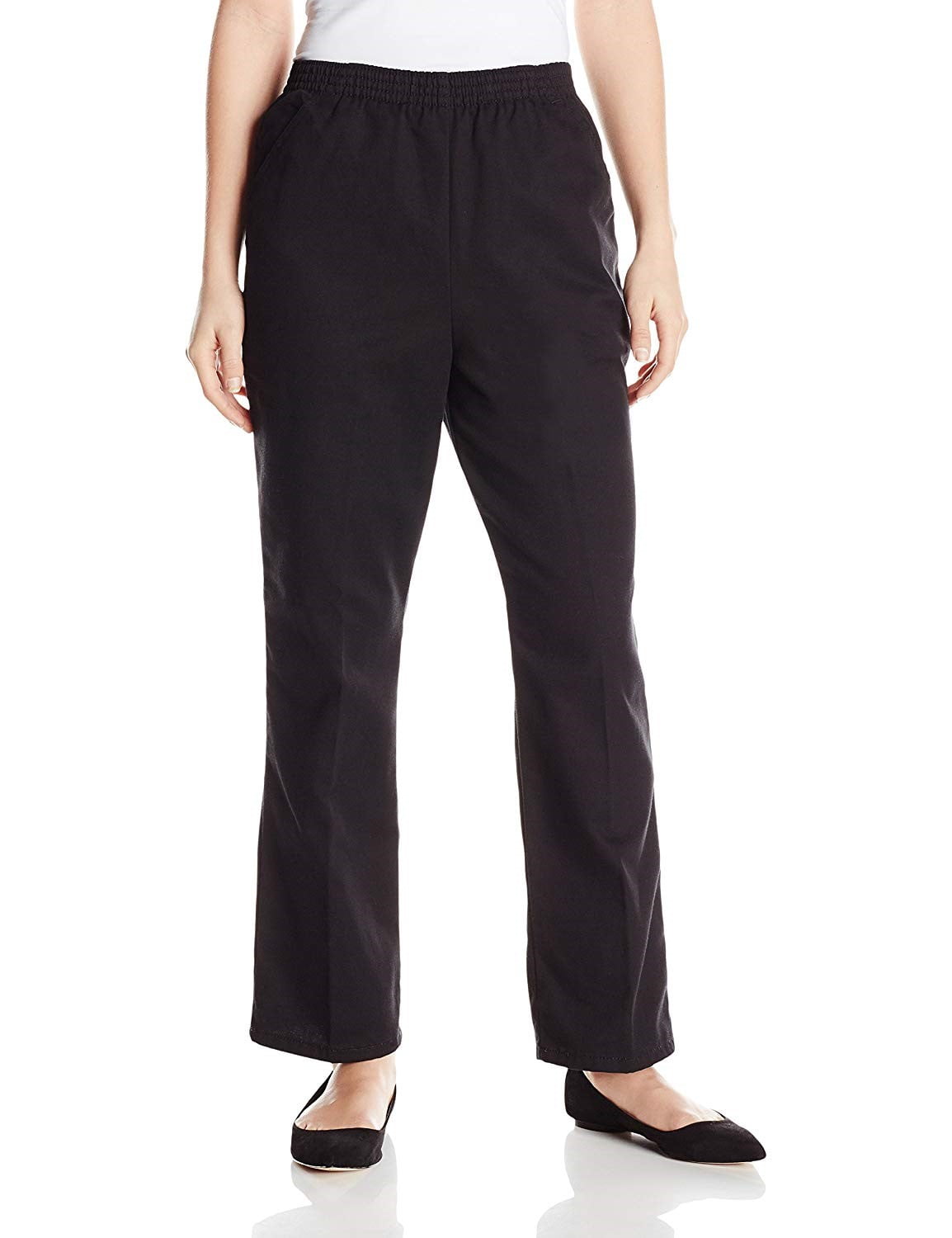 Chic Women's Comfort Collection Scooter Elastic Waist Pants