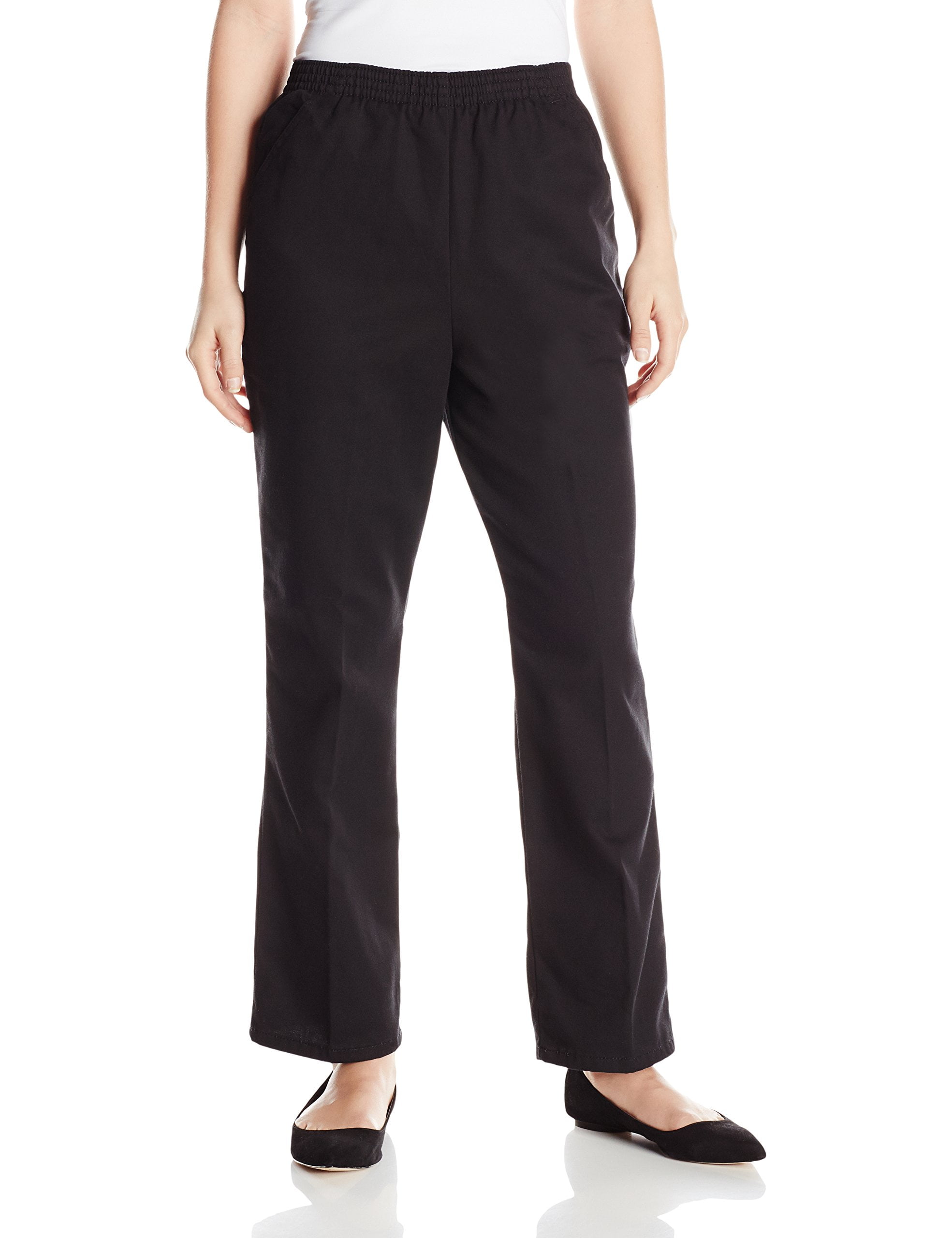 Chic Women's Comfort Collection Scooter Elastic Waist Pants