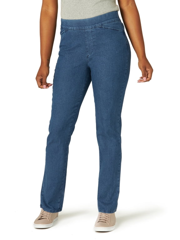 Women's Easy Fit Elastic Waist Pull On Pant