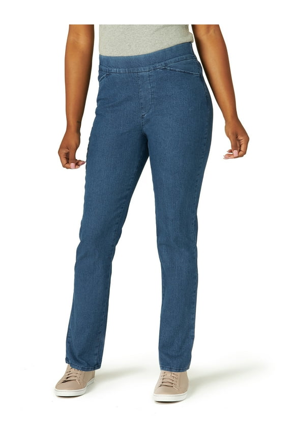 Women's Easy Fit Elastic Waist Pull On Pant