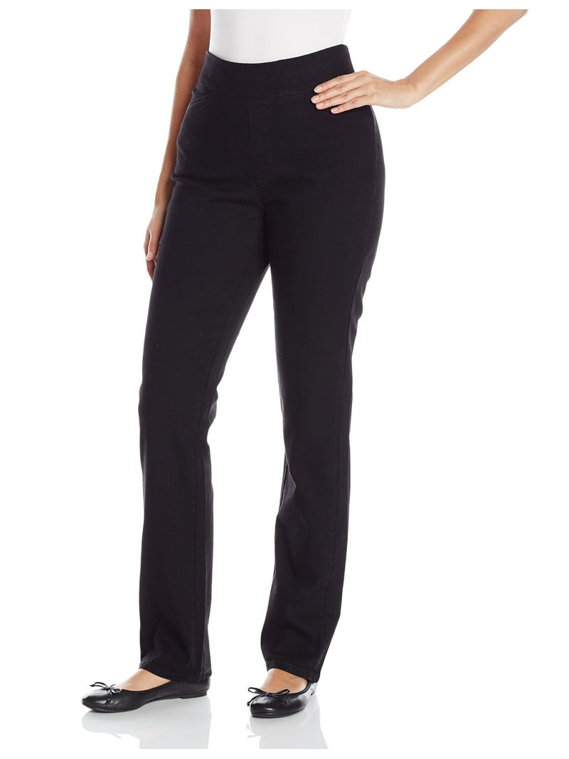 Chic Women's Easy Fit Elastic Waist Pull On Pant - Walmart.com