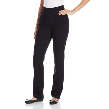 Chic Women's Easy Fit Elastic Waist Pull On Pant