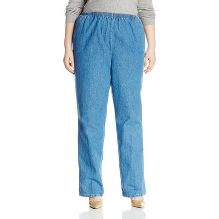 Chic Women's Plus Comfort Collection Scooter Elastic Waist Pants