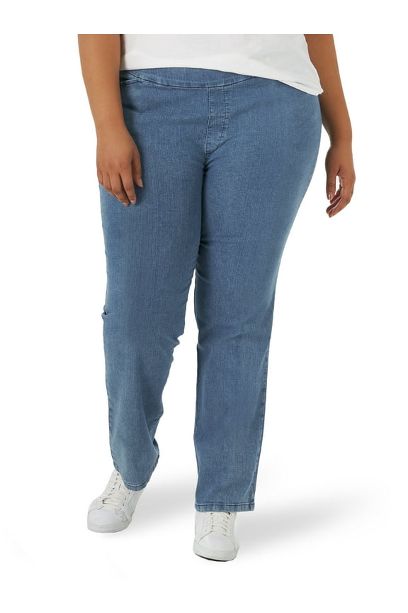 Women's Plus Size Easy Fit Elastic Waist Pull On Pant