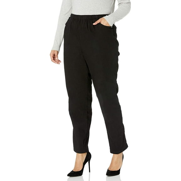 Chic Women's Plus Stretch Twill Pull On Pant