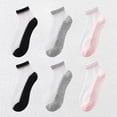 thumbnail image 1 of Chic Women's Summer Thin Ankle Socks Soft for Casual 6Pk, 1 of 4