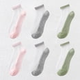 thumbnail image 1 of Chic Women's Summer Thin Ankle Socks Soft for Casual 6Pk, 1 of 4