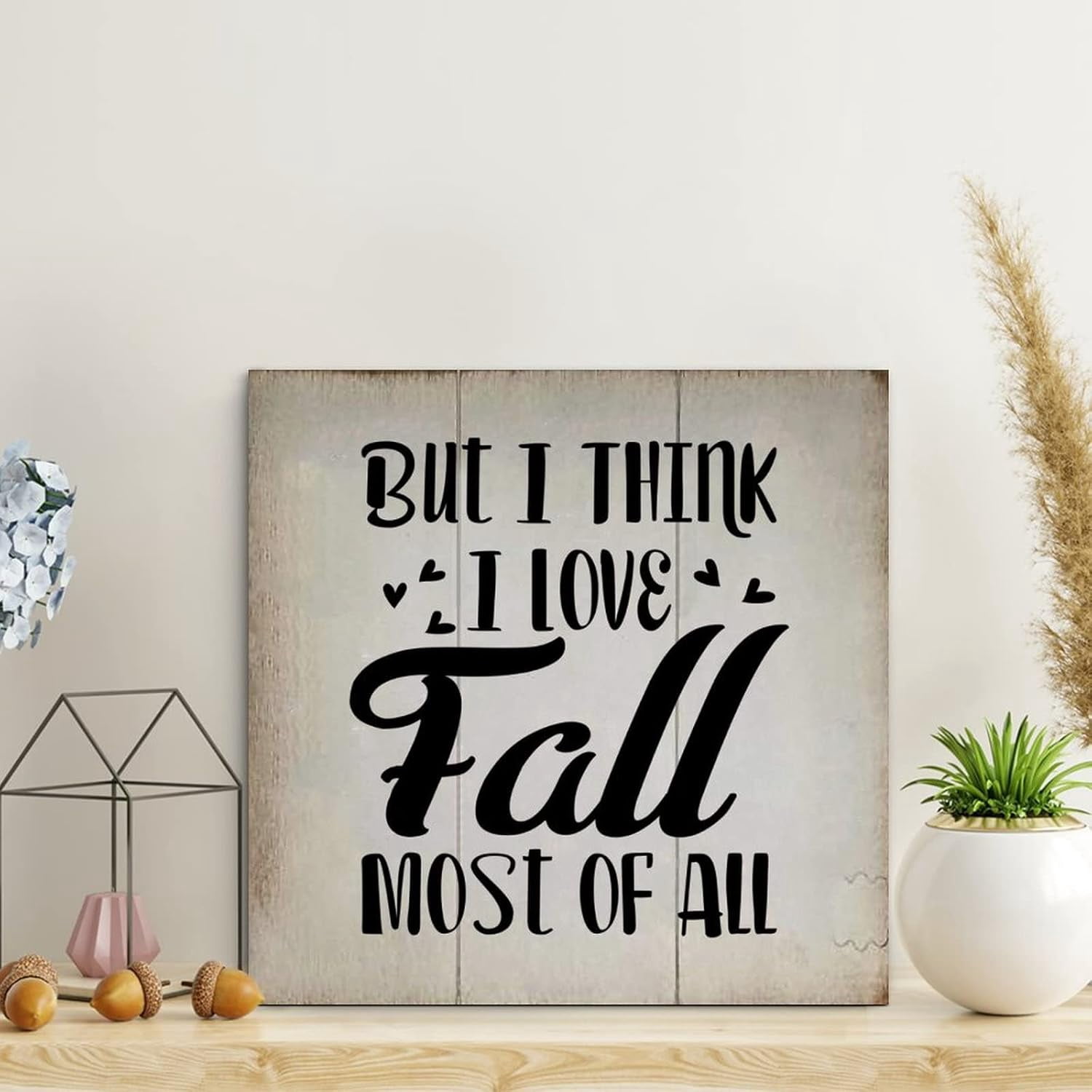 Chic Wooden Pallet Sign But I Think I Love Fall Most Of All Wood Signs ...