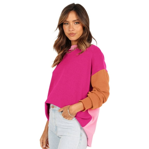 Chic and Comfortable Women's Knitted Sweater with Long Sleeves - Perfect for Daily Wear | [ZhiHiMeRi] | (US 4-6)S