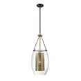thumbnail image 1 of Dunbar Brian Thomas Designed Industrial Bohemian Clear Glass/Metal Pendant by Savoy House, 1 of 4