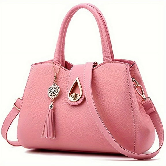 Chic mini fringed ladies' handbags - synthetic leather shoulder bags and crossbody bags with zippers, available in multiple colors