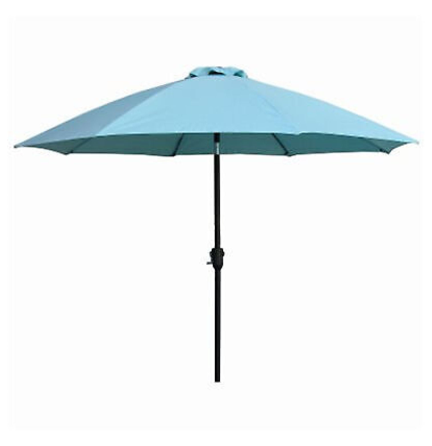 ChicCrest 9 Foot Crank Lift Auto Tilt System Patio Umbrella, Green