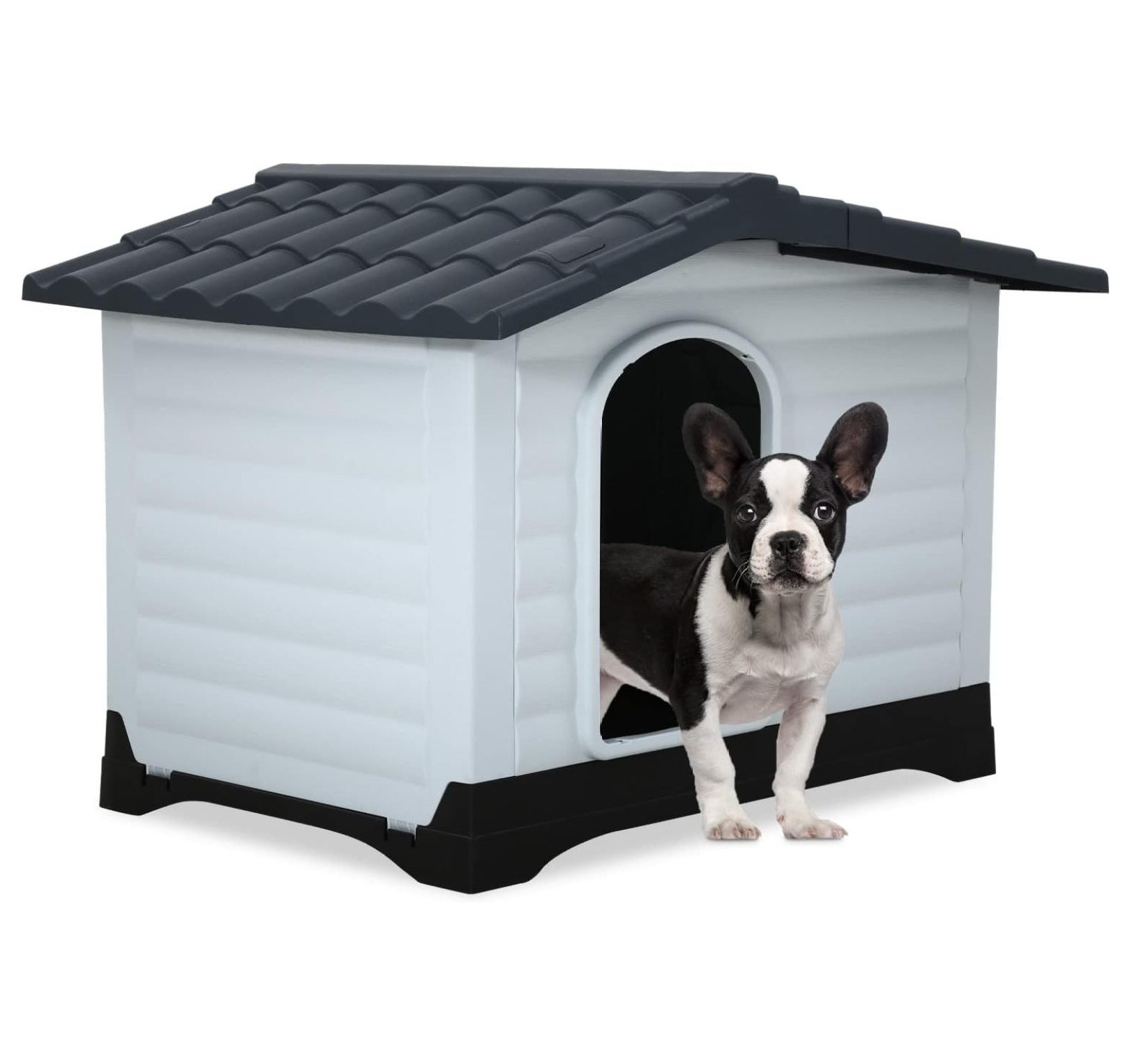 ChicCrest Indoor Outdoor Dog House Big Dog House Plastic Dog Houses for