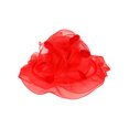 thumbnail image 1 of ChicHeadwear Church Tea Party Organza Floral Sun Hat - Red, 1 of 1