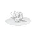 thumbnail image 1 of ChicHeadwear Women's Classy Gem Butterfly Braid Church Hat - White, 1 of 1