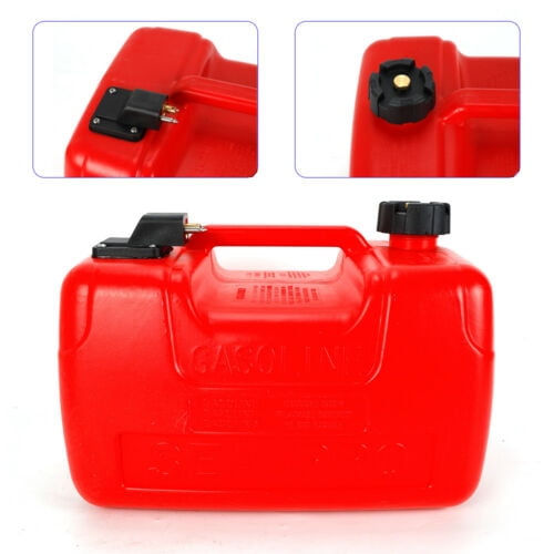 ChicHomey 12L Portable Boat Fuel Tank with Built-In Filter,Anti-Static & Explosion-Proof,Durable Polyethylene,for Small to Large Boats