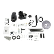 ChicHomey 2-Stroke Bicycle Engine Kit,2.58HP,Aluminum & Iron Build, CDI Ignition, Fuel Efficient,Fits 26 28in V-Frame Bikes,Black