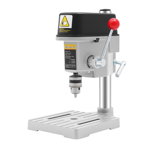 ChicHomey  340W Portable Bench Drill Press, 3-Speed (016,000 RPM),Adjustable Depth,Cast Iron & Steel, Ball Handle for Home, DIY Tools & Hardware Other