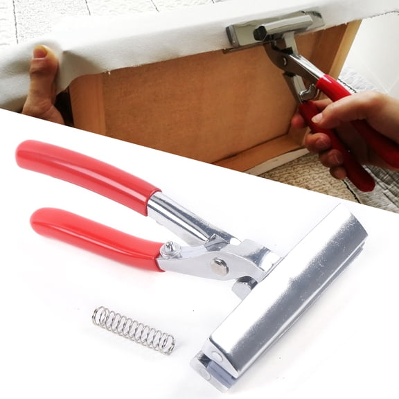 ChicHomey 4.8 Inch Canvas Plier with Red Handle,Professional Canvas Clamping Tool,for Painting, Stretching Canvas, Poster & DIY Art