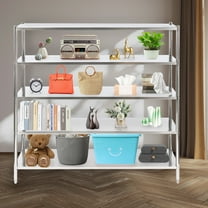 ChicHomey 5 Tier Heavy Duty Stainless Steel Shelving Adjustable Storage Shelf 70 16 6 70in