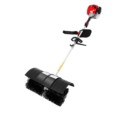 ChicHomey 52CC 2-Stroke Gasoline Handheld Sweeper,2.3HP 1.7 KW Single Cylinder Handheld Sweeper,for Cleaning Snow Driveway Grass Lawn Garden