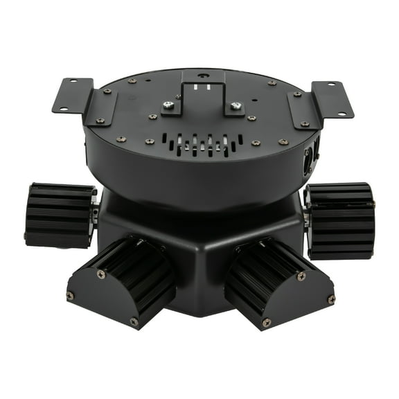 ChicHomey 6 Arm Bee Eye LED Beam Moving Head Stage Light, 150W Power, DMX512 & Voice Control, Red, Green, Blue, White, Perfect for Indoor Use