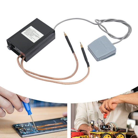 ChicHomey 8000W Spot Welding Machine with 9 Adjustable Gears, Rechargeable Battery, Digital Tube Display, for & DIY Welding Needs