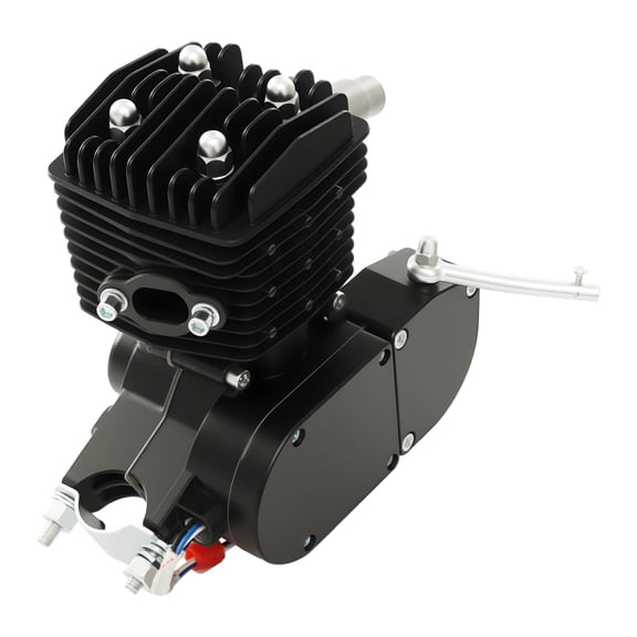 ChicHomey 80CC 2-Stroke Bicycle Engine,1.85KW 1.65HP 5500RPM, Low Fuel Consumption & Heat Dissipation, for 26-28" Wheeled Bikes Black