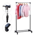 thumbnail image 1 of ChicHomey Adjustable Clothing Hanging Rack,Adjustable Height 35-62 Inches,22 lbs Capacity,for Bedroom/Store, with Wheels (Rectangular), 1 of 9