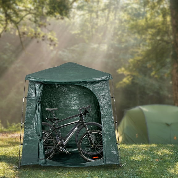 ChicHomey Bike Waterproof Bicycle Storage Tent,Garden Backyard Storage Buildings Sheds,Foldable&Reusable,for Garden & Outdoor