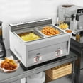thumbnail image 1 of ChicHomey ​​Commercial Double Tank Gas Deep Fryer,12L Large Capacity, Stainless Steel,Adjustable Firepower,for Restaurant or Home Use, 1 of 11
