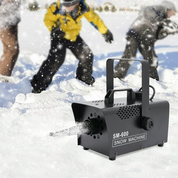 ChicHomey Create Stunning Snow Effects with 600W Snow Machine, 3000CFM Spray, Remote Control, 1L Tank, 4-6m Spray Distance, Ideal for Parties and Special Events