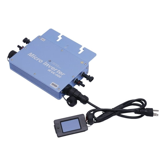 ChicHomey Efficient 600W Solar Inverter, Pure Sine Wave, MPPT, Reverse Power Transmission, and Aluminum Alloy for Long-Lasting Use