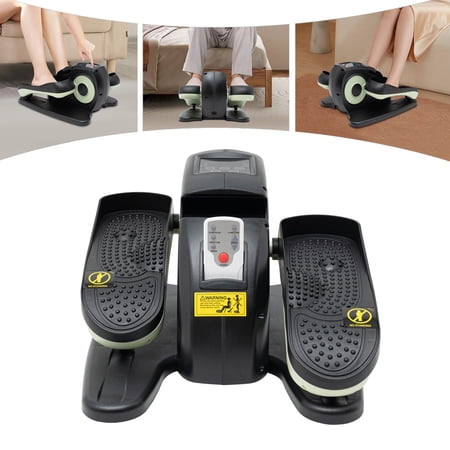 ChicHomey Electric Elliptical Trainer,5-Speed Adjustable with Massage Pedals, LCD Display & Remote,for Home/Gym/Rehab