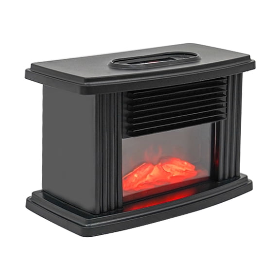 ChicHomey Electric Fireplace Heater,1000W Portable Electric Space Heater with Realistic 3D Flame,Touch&Remote Control,PTC Fast Heating for Indoor Use Home Office Christmas Decor