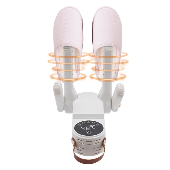 ChicHomey Electric Shoe Dryer with Timer & Rose Salt Deodorizer,360 Drying, for Sneakers, Boots & More,Portable & Easy to Use,White