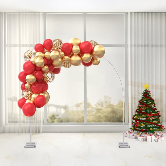 ChicHomey Hochzeitsbogen Traubogen Hochzeit Ballonbogen 7 5ft Weis Blumen Rahmen