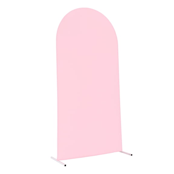 ChicHomey Elegant Wedding Arch with Steel Frame, White Arch for Wedding and Party Backdrops, Corrosion-Resistant, Stable Structure, Easy to Assemble, Removable and Space-Saving Design