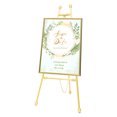 thumbnail image 1 of ChicHomey ​​Golden A-Frame Floor Easel Stands,2-Pack Wedding Decoration,for Sign, Picture Display Stand & Event Displays​, 1 of 10