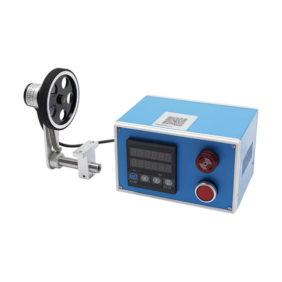 ChicHomey High-Accuracy Coil Transformer Winder with Digital Meter Counter, 6-Digit Display, Relay Output, and Encoder for Precise Length Measurements in Automatic Applications