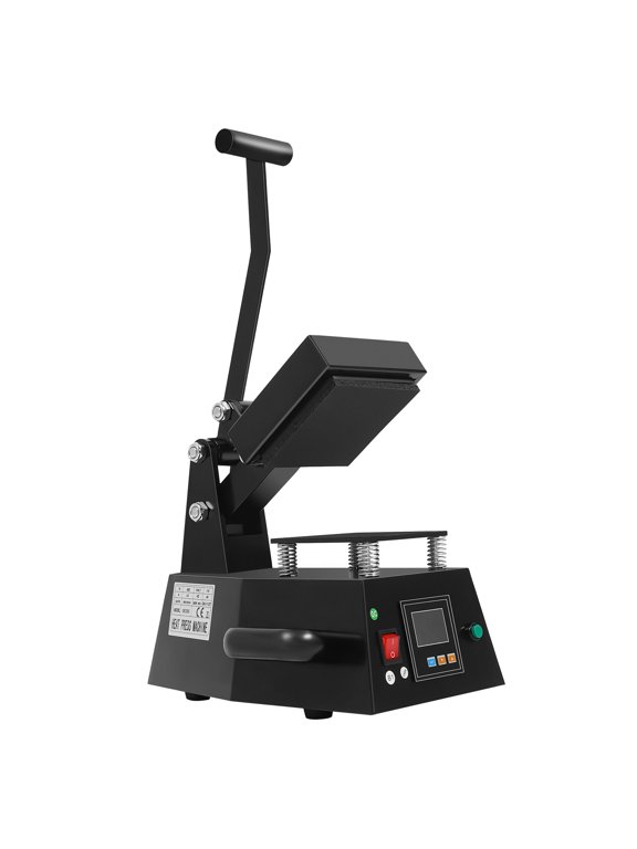 Hot Press Machine,Overload Protection, Adjustable Temp/Time,450W,Smart LCD Panel Easy Operation, for T-Shirts Hats Bags DIY Customization