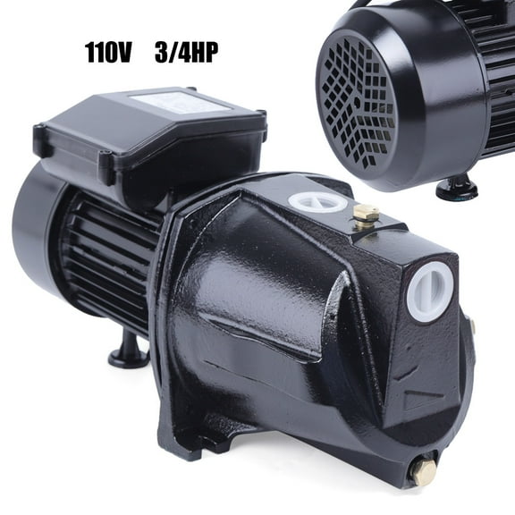 ChicHomey Jet Well Pump with Copper Motor, Automatic Pressure Boosting, 550W, 3/4HP, Suitable for Irrigation and Household Use