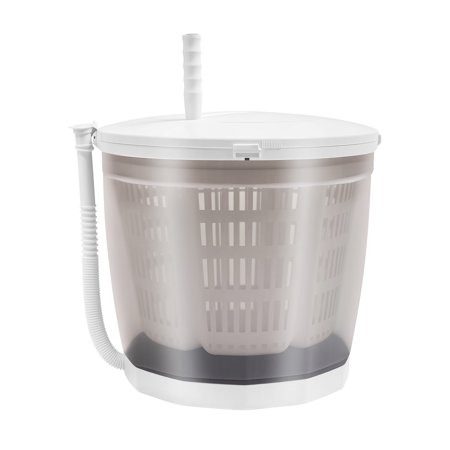 ChicHomey Mini Manual Washing Machine,2 in 1 Hand Operated Washer & Spin Dryer,Suction Cup Feet, Freestanding,for Travel, Dorm & Small Laundry