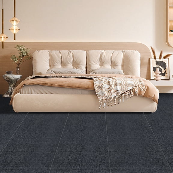 ChicHomey Non-Slip Carpet Stair Runner 20ft x 27.5",Thick 5mm Velvet Hallway Rug with TPR Backing,Waterproof & Wear Resistant,For Stairs Hallways Entryways