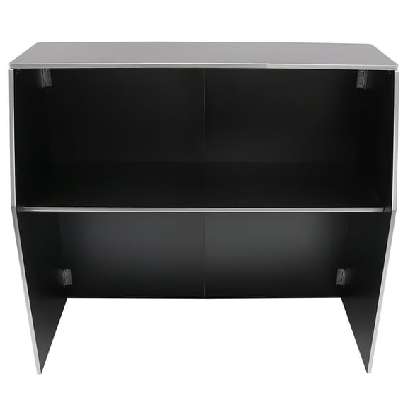 ChicHomey Portable Home Bar Unit Corner Mini Bar Cabinet Liquor Bar Table w Shelves